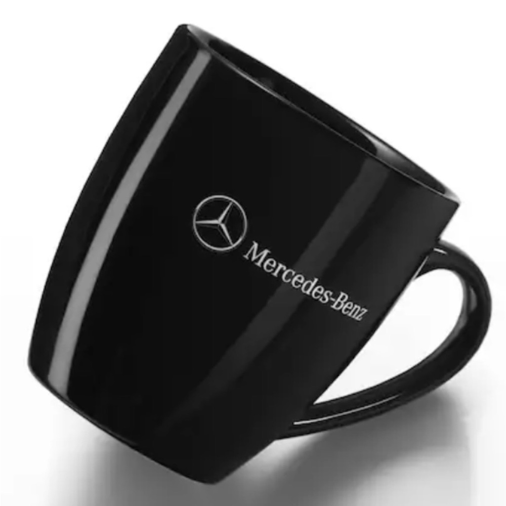 Mercedes-Benz Black Ceramic Mug